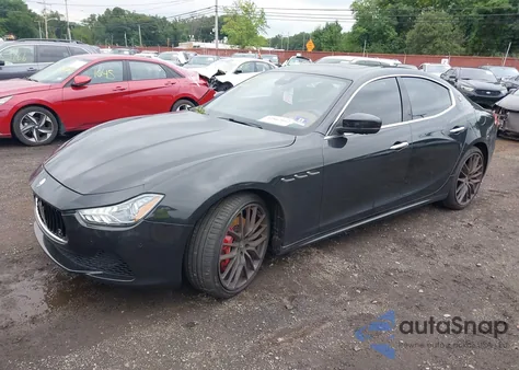 2017 Maserati Ghibli S из США, поврежденный, VIN ZAM57RSS2H1225297